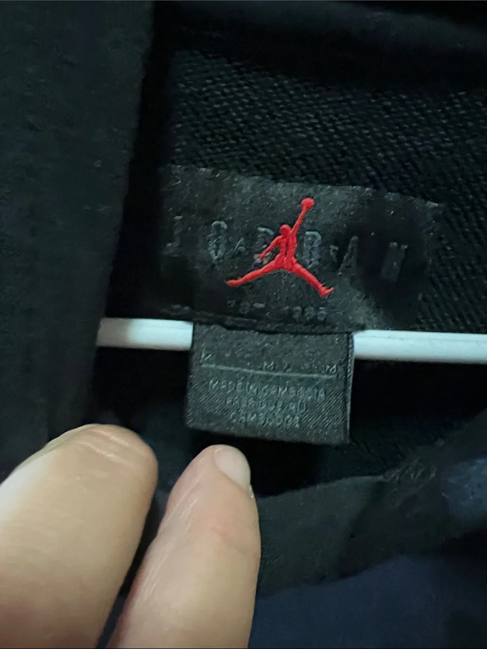 Jordan Black Graphic Hoodie with Jumpman Logo